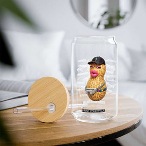 Funny Burnt Peanut Goop Glass Can Mhmmm Goop Bungulato TS14 Print Your Wear