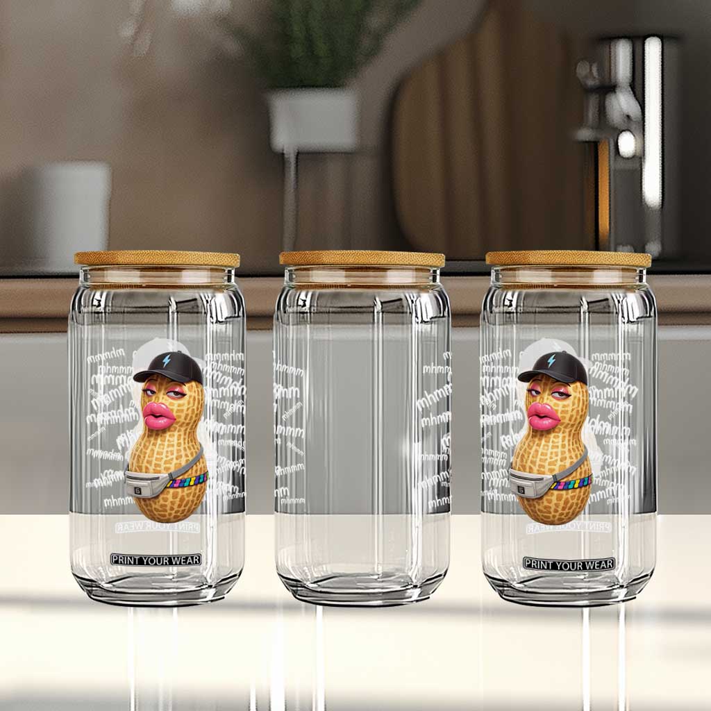Funny Burnt Peanut Goop Glass Can Mhmmm Goop Bungulato TS14 Print Your Wear