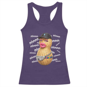 Funny Burnt Peanut Goop Racerback Tank Top Mhmmm Goop Bungulato TS14 Purple Print Your Wear