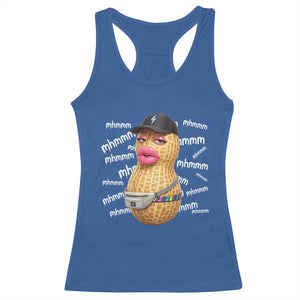 Funny Burnt Peanut Goop Racerback Tank Top Mhmmm Goop Bungulato TS14 Royal Blue Print Your Wear