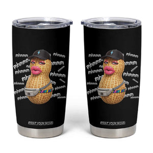 Funny Burnt Peanut Goop Tumbler Cup Mhmmm Goop Bungulato TS14 Black Print Your Wear