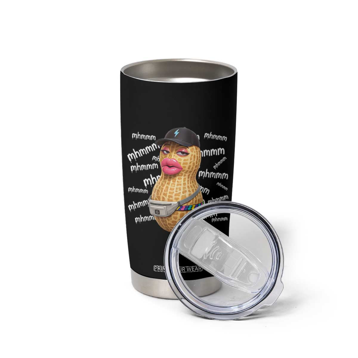 Funny Burnt Peanut Goop Tumbler Cup Mhmmm Goop Bungulato TS14 Print Your Wear