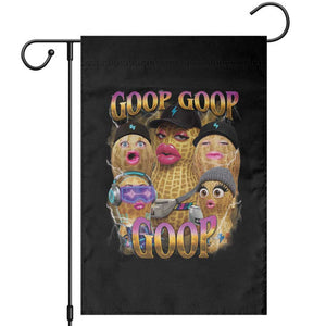 Funny Burnt Peanut Goop Garden Flag Bungulato 90s Bootleg Meme Trendy TS14 Black Print Your Wear