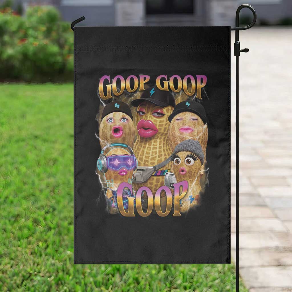 Funny Burnt Peanut Goop Garden Flag Bungulato 90s Bootleg Meme Trendy TS14 Print Your Wear