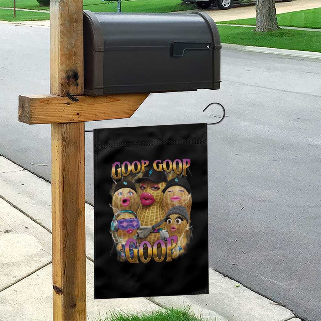 Funny Burnt Peanut Goop Garden Flag Bungulato 90s Bootleg Meme Trendy TS14 Print Your Wear