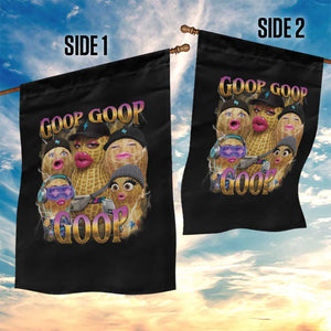 Funny Burnt Peanut Goop Garden Flag Bungulato 90s Bootleg Meme Trendy TS14 Print Your Wear