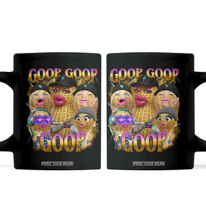 Funny Burnt Peanut Goop Coffee Mug Bungulato 90s Bootleg Meme Trendy TS14 Black Print Your Wear