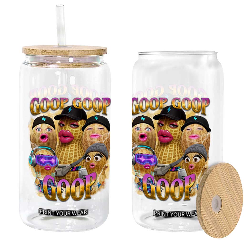 Funny Burnt Peanut Goop Glass Can Bungulato 90s Bootleg Meme Trendy TS14 Print Your Wear