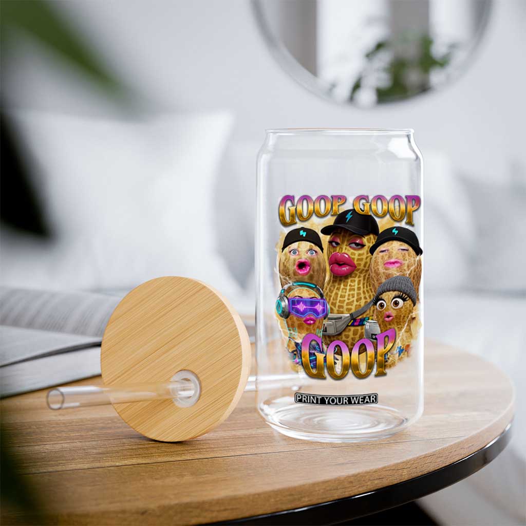 Funny Burnt Peanut Goop Glass Can Bungulato 90s Bootleg Meme Trendy TS14 Print Your Wear