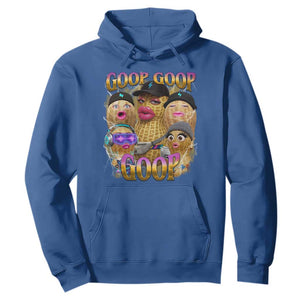 Funny Burnt Peanut Goop Hoodie Bungulato 90s Bootleg Meme Trendy TS14 Royal Blue Print Your Wear