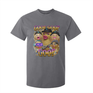 Funny Burnt Peanut Goop T Shirt For Kid Bungulato 90s Bootleg Meme Trendy TS14 Charcoal Print Your Wear