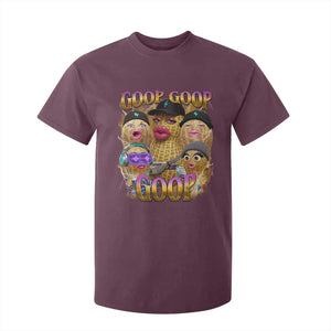Funny Burnt Peanut Goop T Shirt For Kid Bungulato 90s Bootleg Meme Trendy TS14 Maroon Print Your Wear