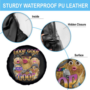 Funny Burnt Peanut Goop Spare Tire Cover Bungulato 90s Bootleg Meme Trendy TS14 Print Your Wear