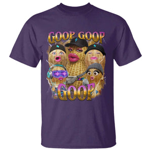 Funny Burnt Peanut Goop T Shirt Bungulato 90s Bootleg Meme Trendy TS14 Purple Print Your Wear