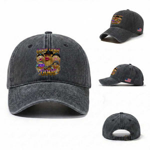 Funny Burnt Peanut Goop Washed Cotton Baseball Cap Bungulato 90s Bootleg Meme Trendy TS14 Washed Cap Universal Fit Dark Gray Print Your Wear