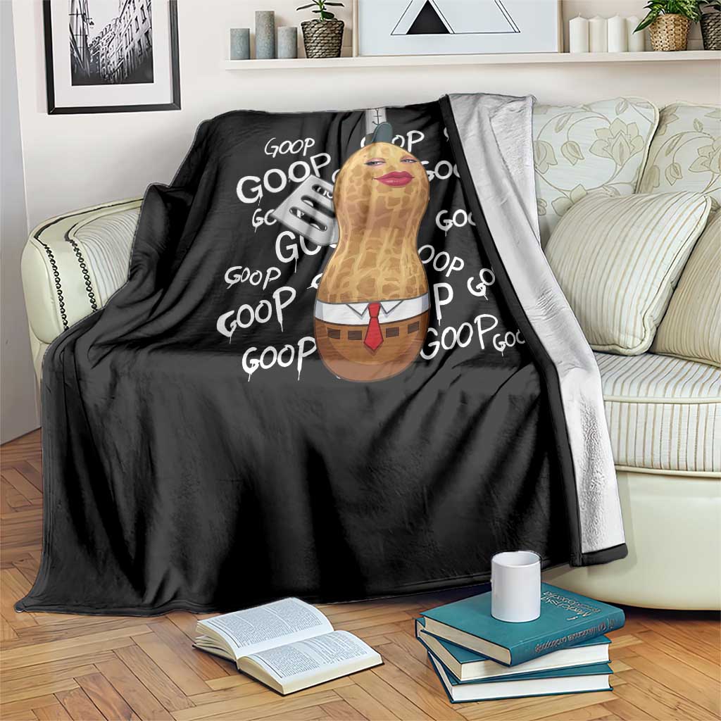 Funny Burnt Peanut Bungulator Throw Blanket Mhmmm Goop Goop TS14 Print Your Wear