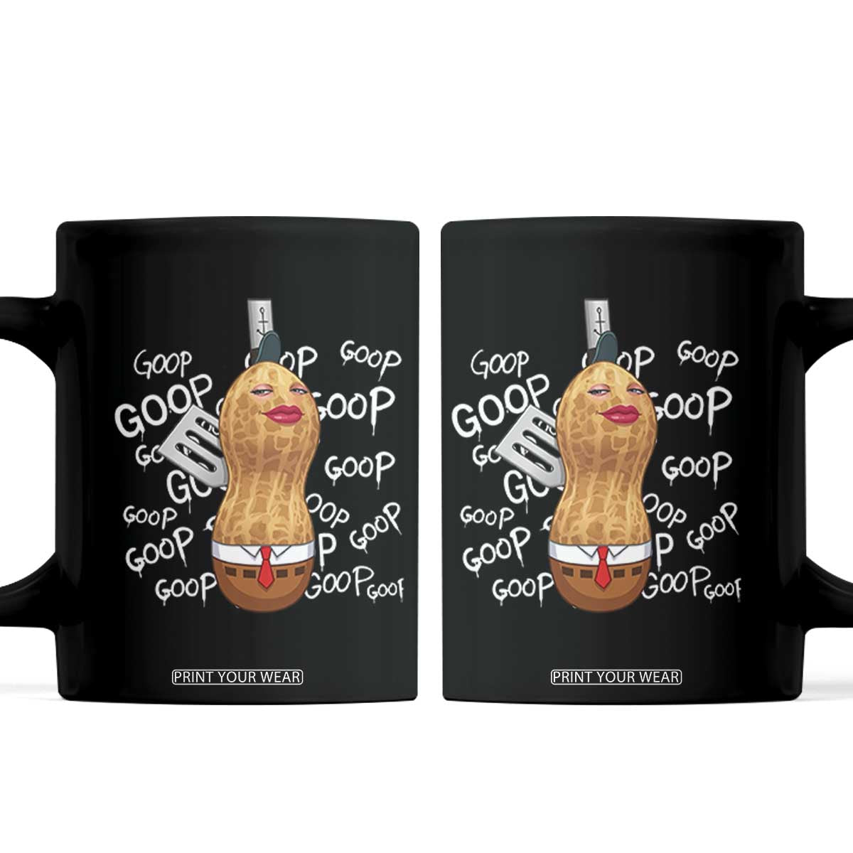 Funny Burnt Peanut Bungulator Coffee Mug Mhmmm Goop Goop TS14 Black Print Your Wear