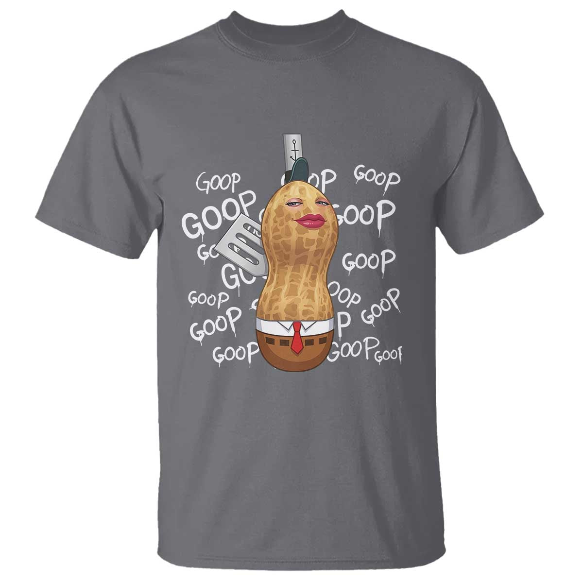 Funny Burnt Peanut Bungulator T Shirt Mhmmm Goop Goop TS14 Charcoal Print Your Wear