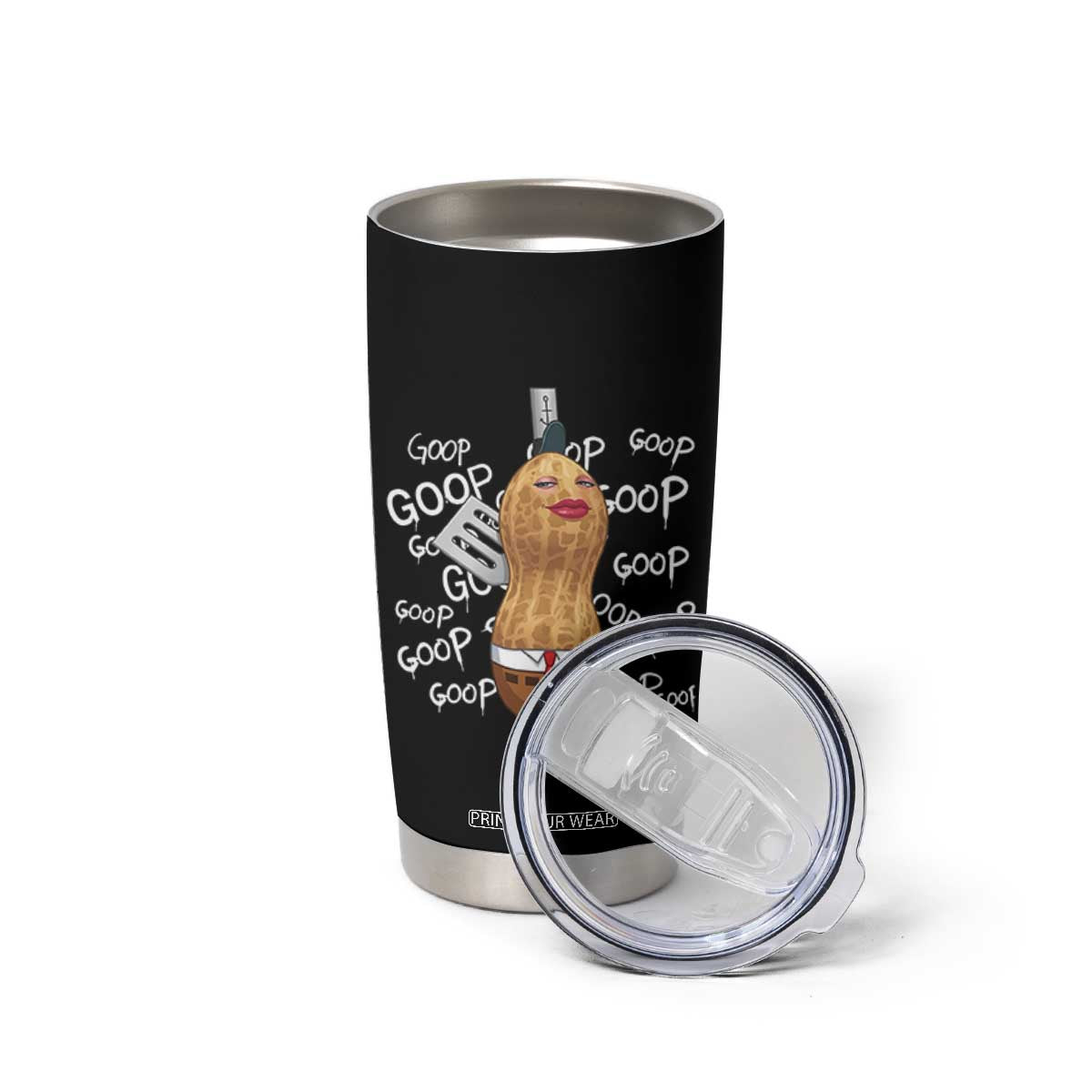 Funny Burnt Peanut Bungulator Tumbler Cup Mhmmm Goop Goop TS14 Print Your Wear