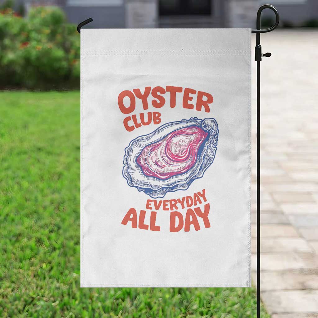 Oyster Club Garden Flag Retro Summer Beach Vacation Gift TS14 Print Your Wear