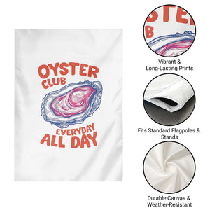Oyster Club Garden Flag Retro Summer Beach Vacation Gift TS14 Print Your Wear