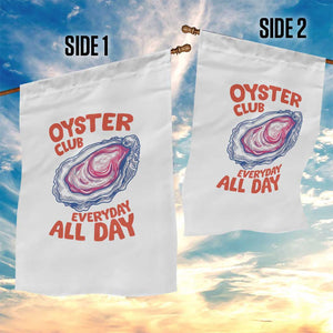 Oyster Club Garden Flag Retro Summer Beach Vacation Gift TS14 Print Your Wear