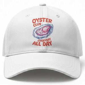 Oyster Club Baseball Cap Retro Summer Beach Vacation Gift TS14 Print Your Wear