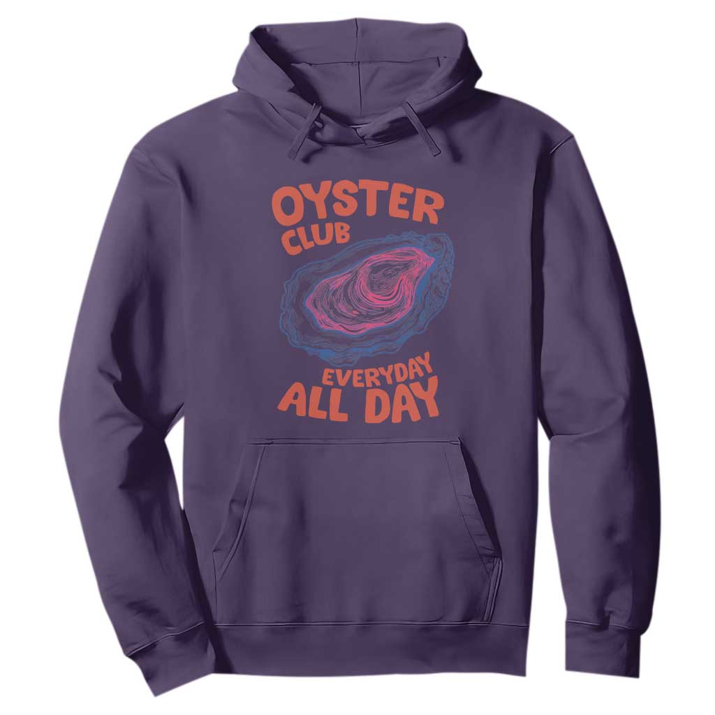 Oyster Club Hoodie Retro Summer Beach Vacation Gift TS14 Purple Print Your Wear
