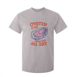 Oyster Club T Shirt For Kid Retro Summer Beach Vacation Gift TS14 Ice Gray Print Your Wear