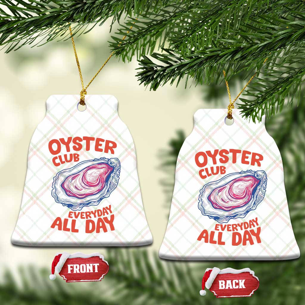Oyster Club Ceramic Ornament Retro Summer Beach Vacation Gift TS14 Print Your Wear