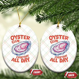 Oyster Club Ceramic Ornament Retro Summer Beach Vacation Gift TS14 Print Your Wear