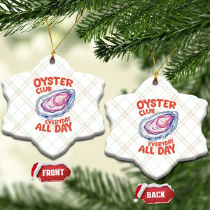 Oyster Club Ceramic Ornament Retro Summer Beach Vacation Gift TS14 Print Your Wear