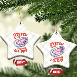 Oyster Club Ceramic Ornament Retro Summer Beach Vacation Gift TS14 Print Your Wear