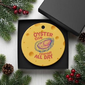 Oyster Club Ceramic Ornament Retro Summer Beach Vacation Gift TS14 1pc Yellow Cheese Print Your Wear