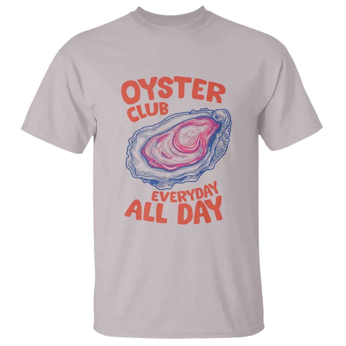 Oyster Club T Shirt Retro Summer Beach Vacation Gift TS14 Ice Gray Print Your Wear