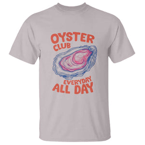 Oyster Club T Shirt Retro Summer Beach Vacation Gift TS14 Ice Gray Print Your Wear