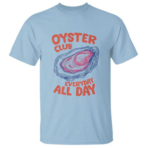 Oyster Club T Shirt Retro Summer Beach Vacation Gift TS14 Light Blue Print Your Wear
