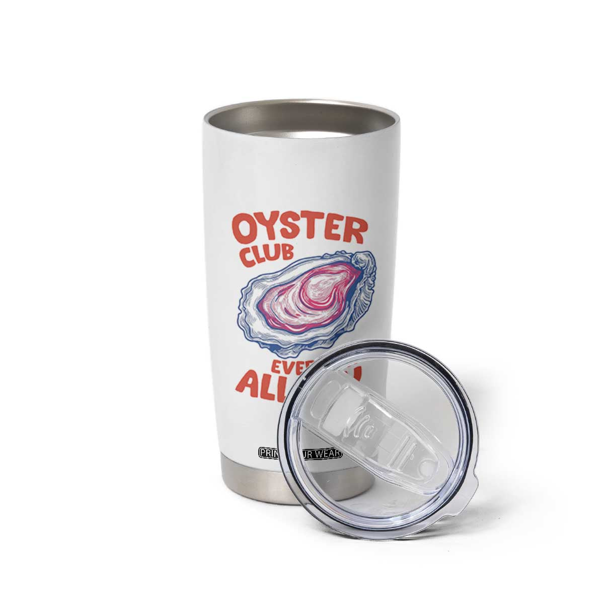 Oyster Club Tumbler Cup Retro Summer Beach Vacation Gift TS14 Print Your Wear