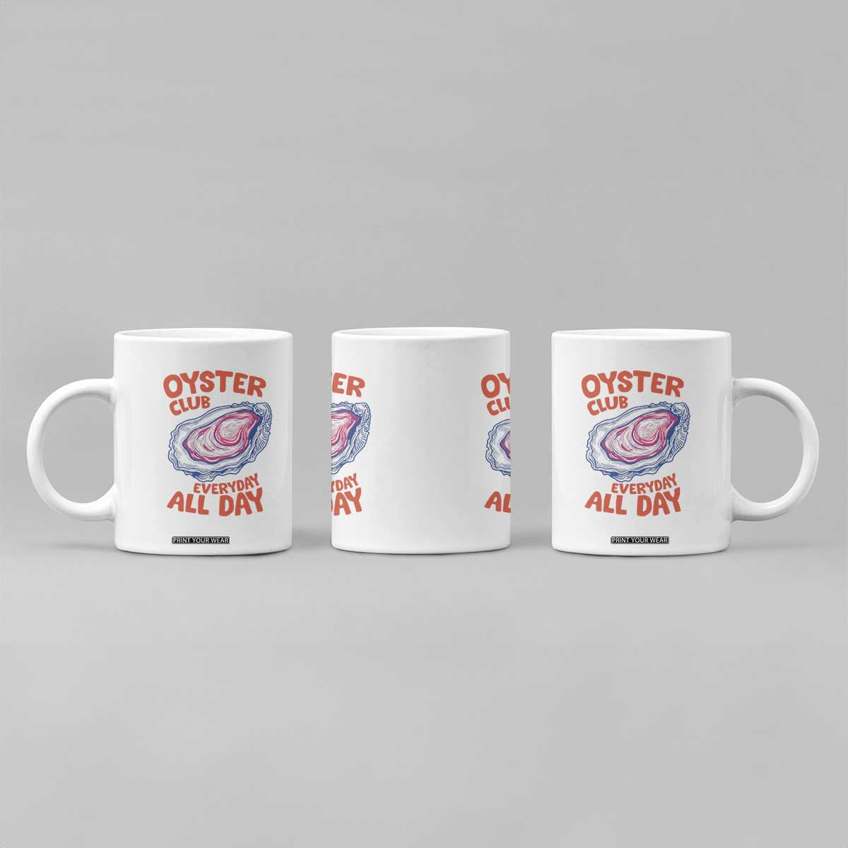 Oyster Club Coffee Mug Retro Summer Beach Vacation Gift TS14 Print Your Wear