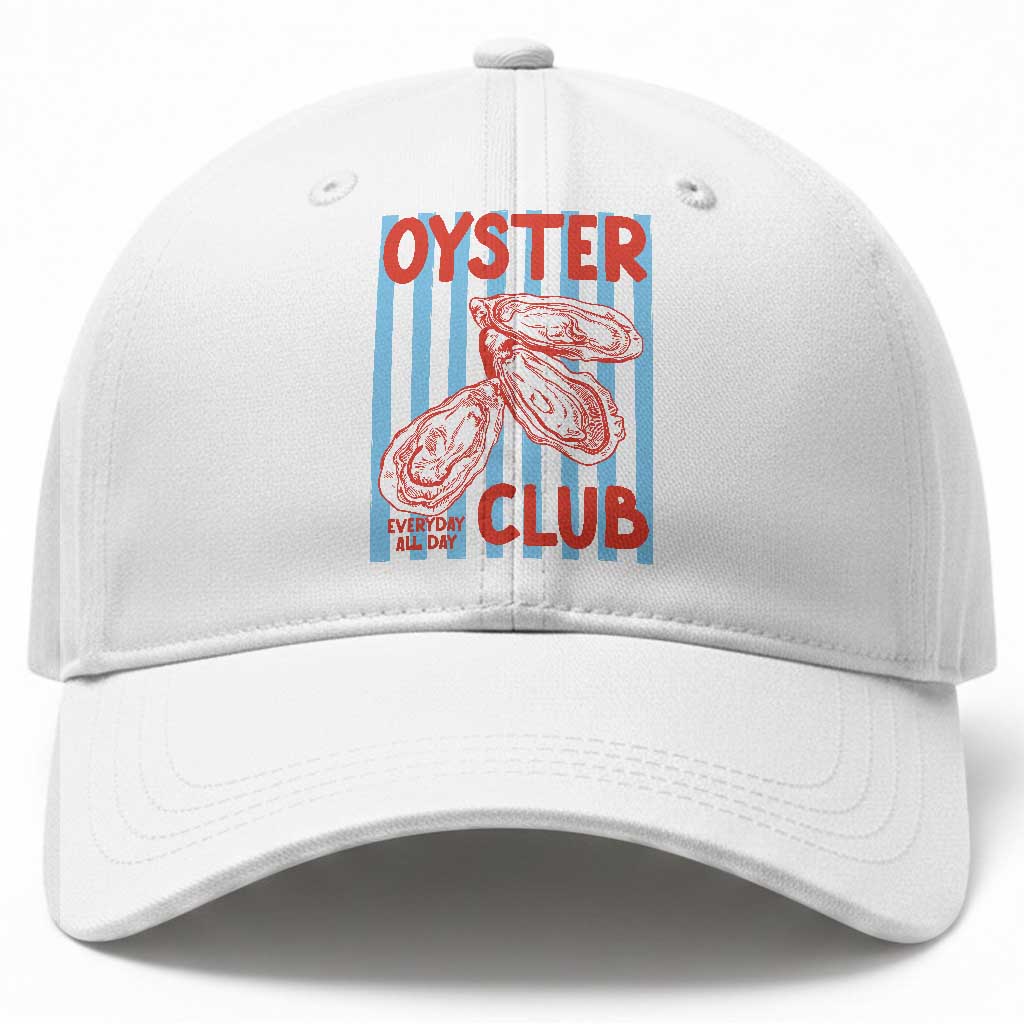 Oyster Club Baseball Cap Coastal Girls Trip Beach Vacation Gift TS14 Print Your Wear