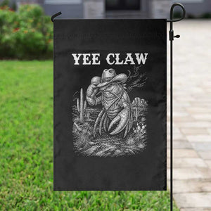 Yee Claw Lobster Garden Flag Funny Crawfish Western Meme TS14 Print Your Wear