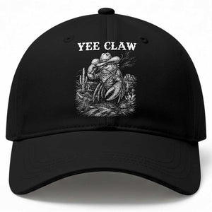 Yee Claw Lobster Baseball Cap Funny Crawfish Western Meme TS14 Print Your Wear