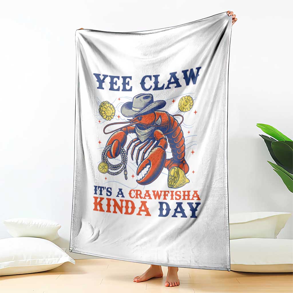 Yee Claw Lobster Throw Blanket It's a Crawfish Kinda Day Summer Beach Vaction Gift TS14 Print Your Wear