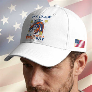 Yee Claw Lobster Baseball Cap It's a Crawfish Kinda Day Summer Beach Vaction Gift TS14 Print Your Wear