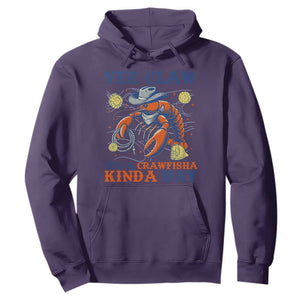 Yee Claw Lobster Hoodie It's a Crawfish Kinda Day Summer Beach Vaction Gift TS14 Purple Print Your Wear
