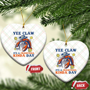 Yee Claw Lobster Ceramic Ornament It's a Crawfish Kinda Day Summer Beach Vaction Gift TS14 Print Your Wear