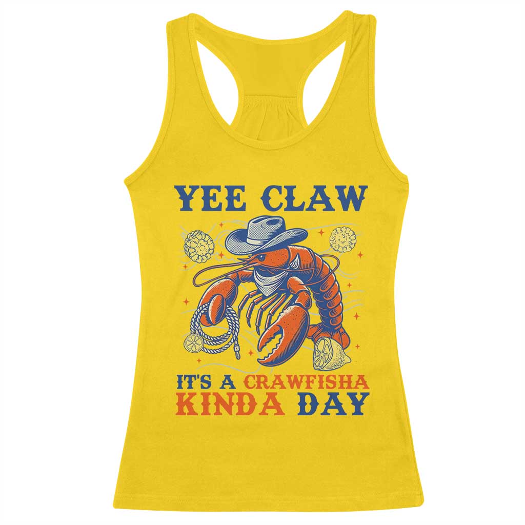 Yee Claw Lobster Racerback Tank Top It's a Crawfish Kinda Day Summer Beach Vaction Gift TS14 Daisy Print Your Wear