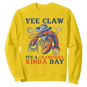 Yee Claw Lobster Sweatshirt It's a Crawfish Kinda Day Summer Beach Vaction Gift TS14 Daisy Print Your Wear