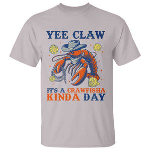 Yee Claw Lobster T Shirt It's a Crawfish Kinda Day Summer Beach Vaction Gift TS14 Ice Gray Print Your Wear