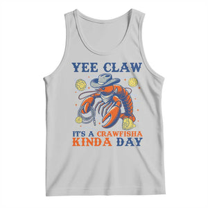 Yee Claw Lobster Tank Top It's a Crawfish Kinda Day Summer Beach Vaction Gift TS14 Ash Print Your Wear